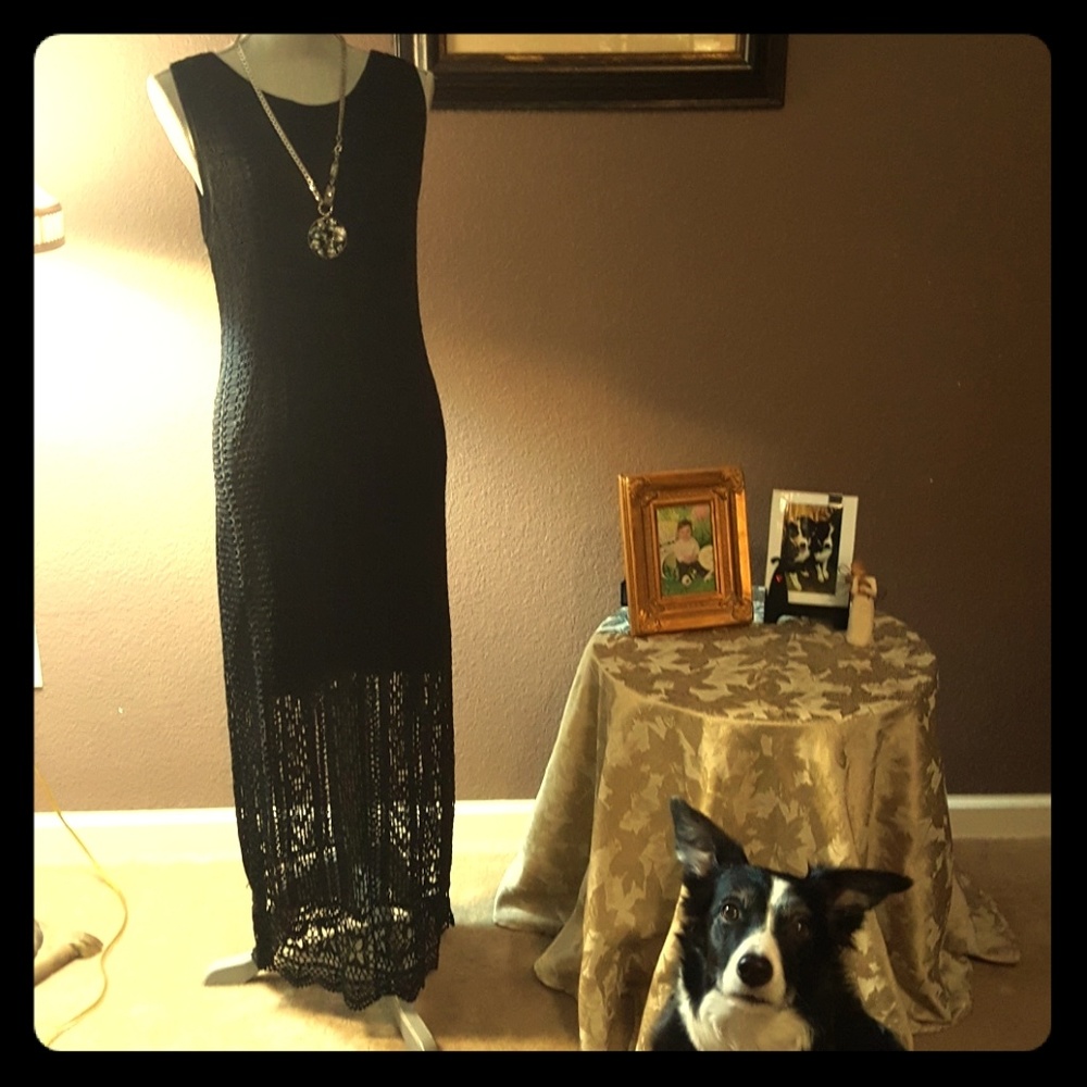 CHICO'S Crochet Tank Dress
